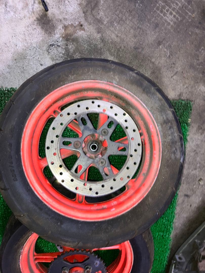 NSR50 ホイールセット　5本スポーク　前後ブレーキディスク　NSR80