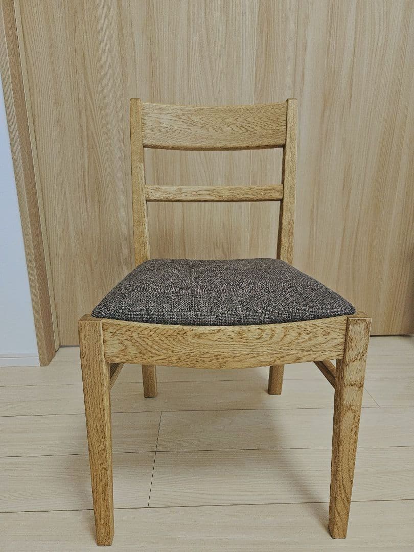 【ゴロ】関家具 クラッシュゲート ダイニングチェア チャコールグレー