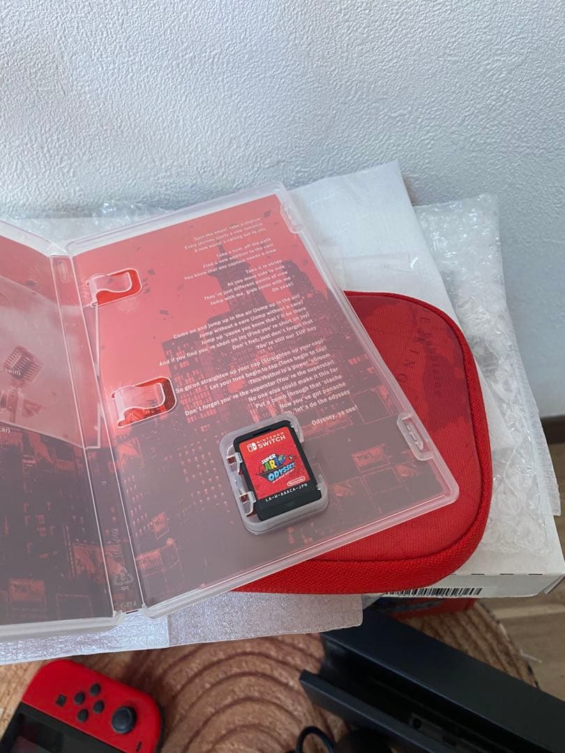 Nintendo Switch ニンテンドースイッチ本体マリオモデルカセット付き