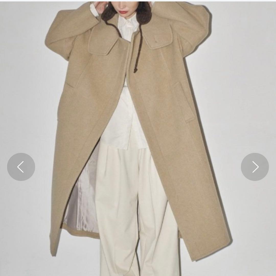 TODAYFUL StandcollarWoolCoat ロングコート38サイズ