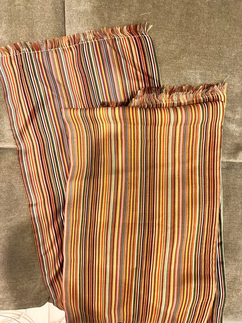 ポールスミスマルチカラーストライプストール