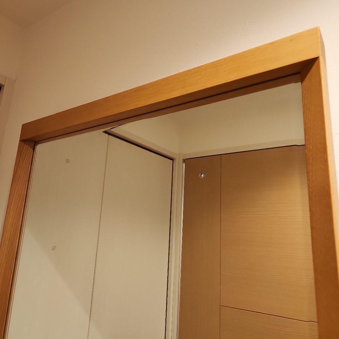 アリス様用☆カンディハウス 木製壁掛け鏡 ナチュラル