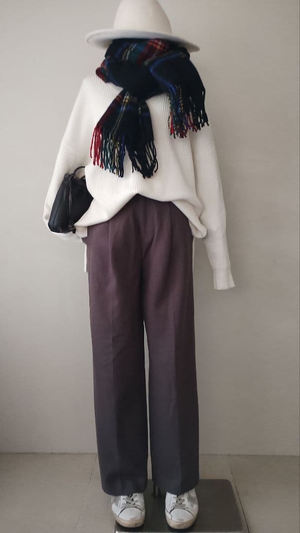 TN様　Deuxieme Classeウールワイドパンツ