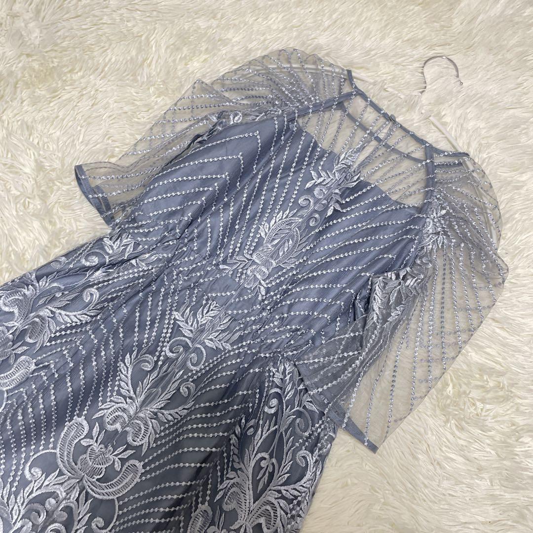 美品 Ｍ【PourVousお呼ばれミモレ丈&七分袖フォーマルオケージョン】