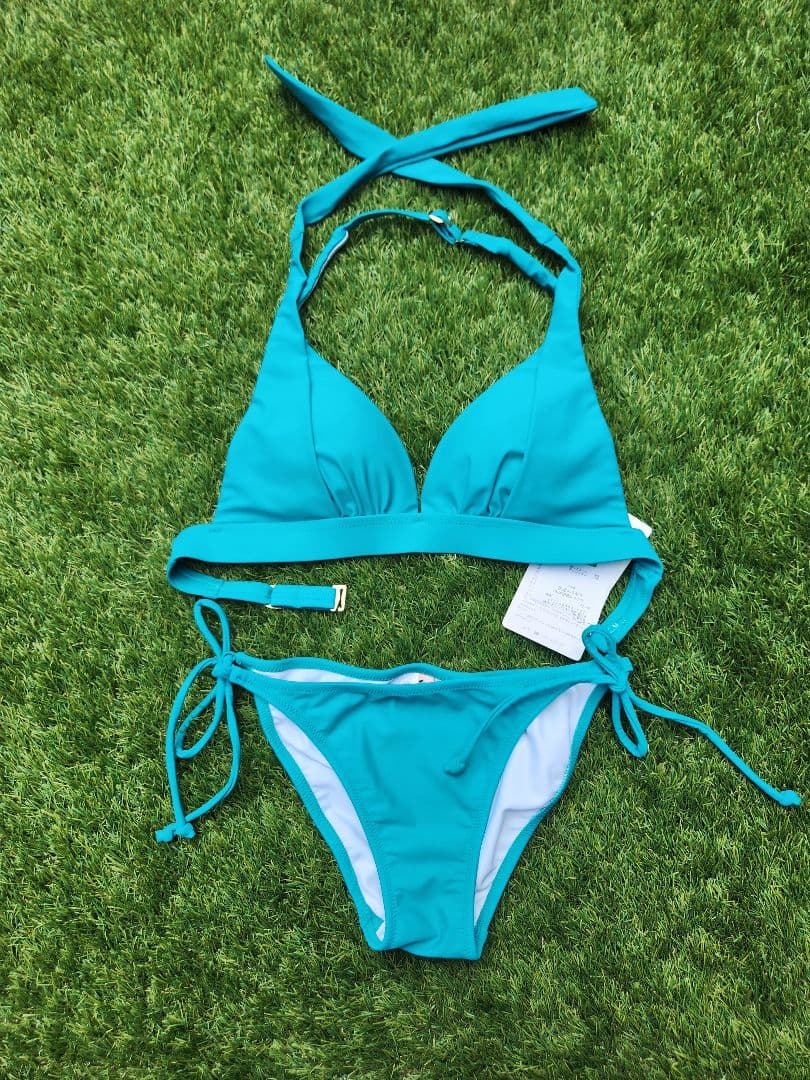【新品】ターコイズ 　ブルー　ビキニ　水着