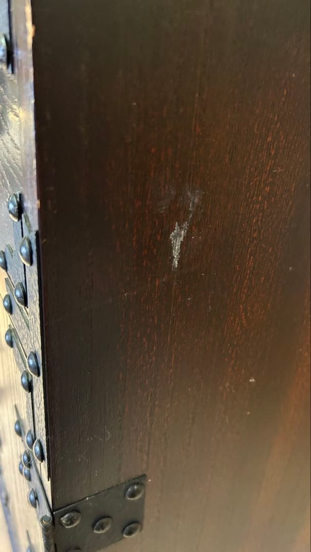 和箪笥 民芸調 時代箪笥風 引き出し収納 金具付き 和モダン 車箪笥