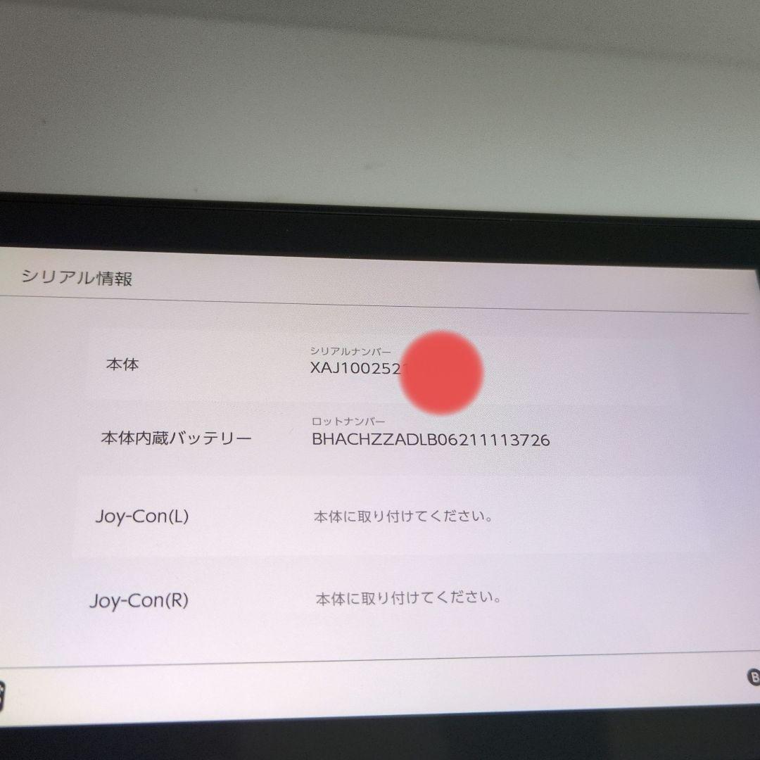Nintendo Switch　初期　未対策　2017年