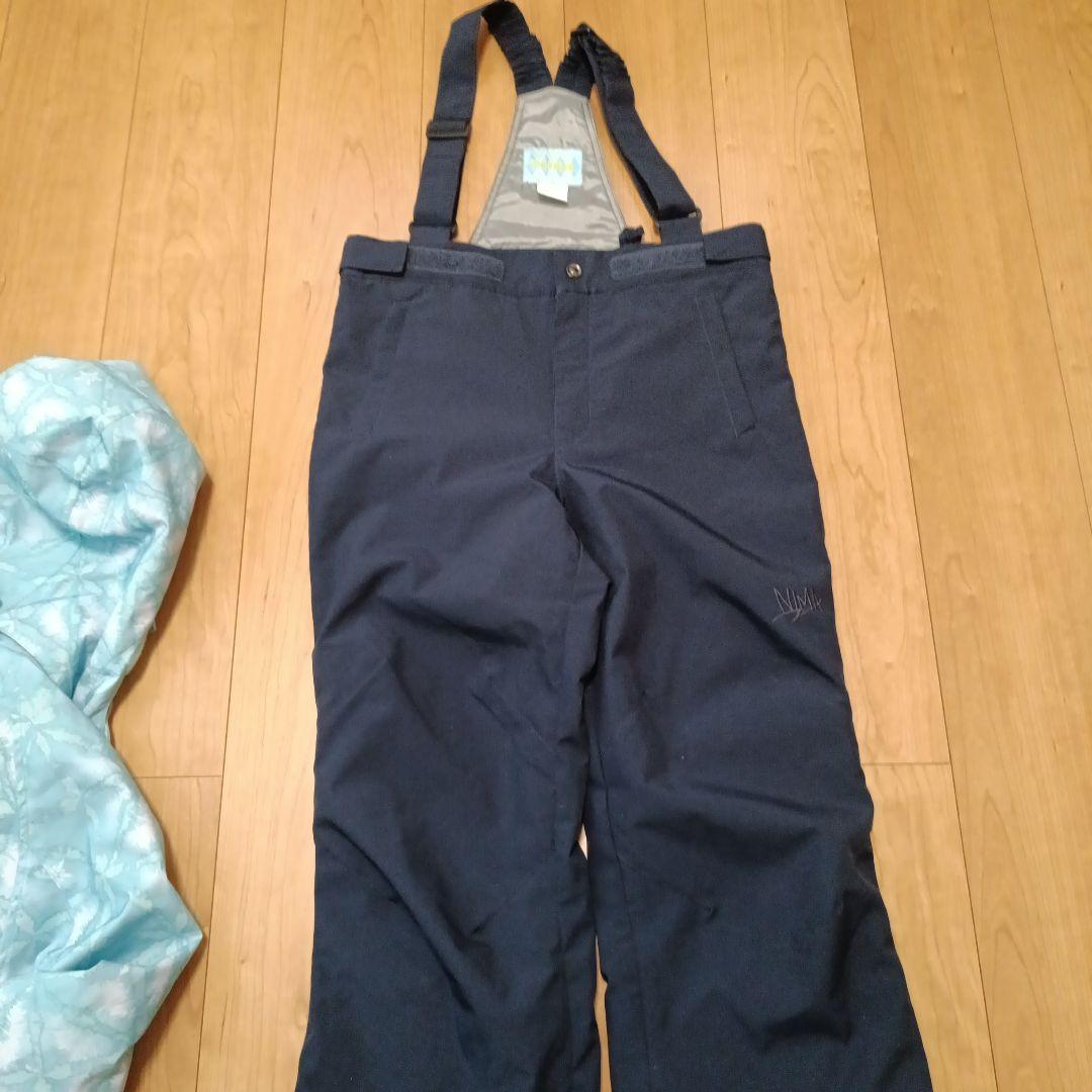 rie 　nima スキーウェア キッズ 150 水色　紺色　新品