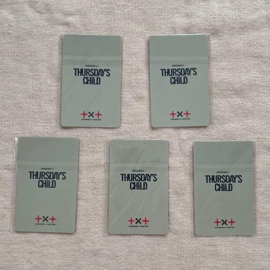 TXT THURSDAY'S CHILD weverseJP特典 トレカ セット