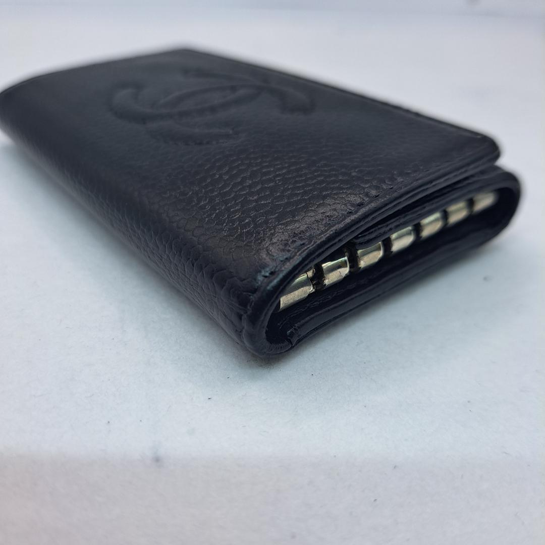 CHANEL　デカココ　キーケース　ブラック
