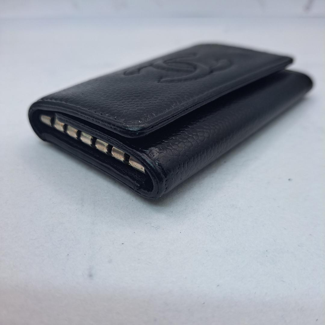 CHANEL　デカココ　キーケース　ブラック