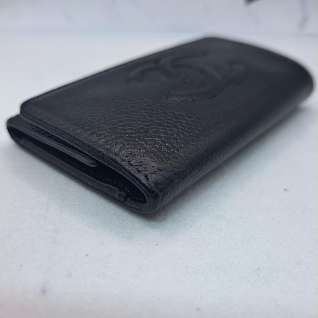 CHANEL　デカココ　キーケース　ブラック