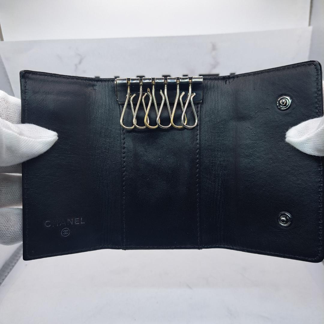 CHANEL　デカココ　キーケース　ブラック