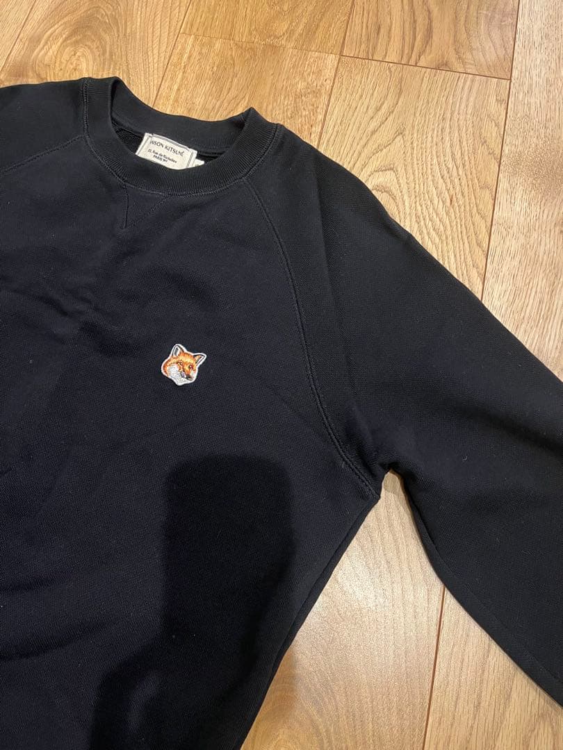 maison kitsune スウェットXS 黒 black メゾンキツネ