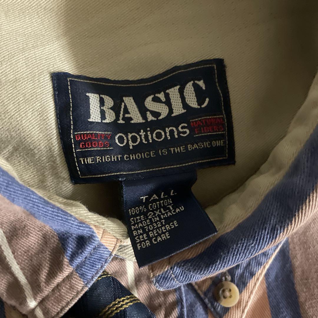 海外 c-boy 90's 太ストライプ BDシャツ BURBERRYスラックス