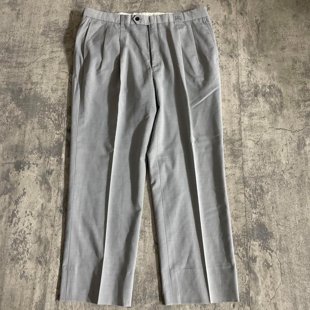 海外 c-boy 90's 太ストライプ BDシャツ BURBERRYスラックス