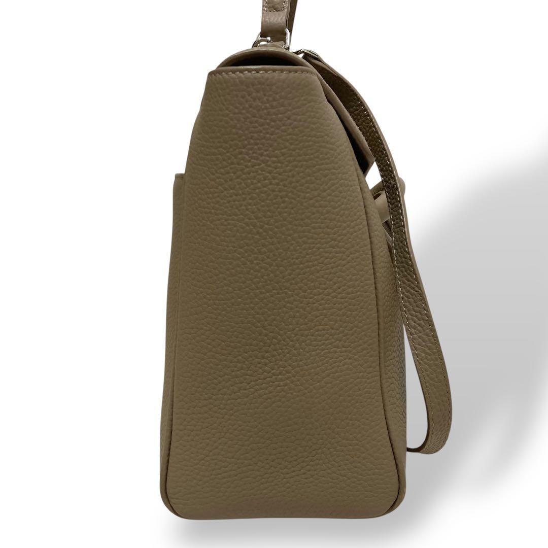 【美品】ヴァジック　エバーミニ　2way ショルダーバッグ　ハンド　オリーブ