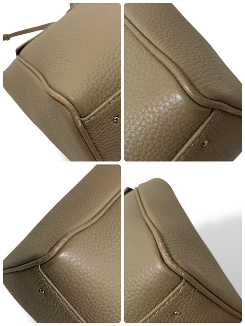 【美品】ヴァジック　エバーミニ　2way ショルダーバッグ　ハンド　オリーブ