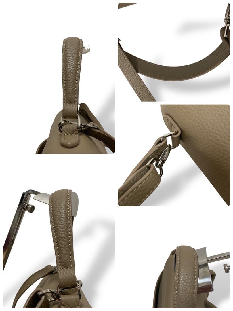 【美品】ヴァジック　エバーミニ　2way ショルダーバッグ　ハンド　オリーブ