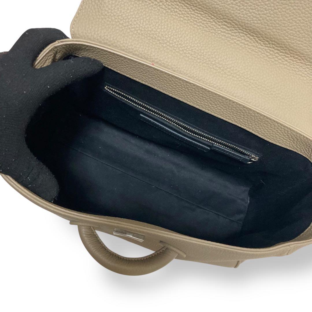 【美品】ヴァジック　エバーミニ　2way ショルダーバッグ　ハンド　オリーブ