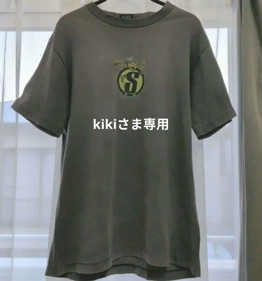 値下げ！Stussy 80s 後期 黒タグ グレー Tシャツ Mサイズ