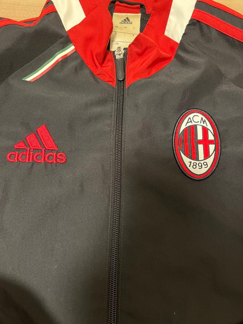 激レア　00s adidas ACミラン　セットアップ　ナイロンジャケット