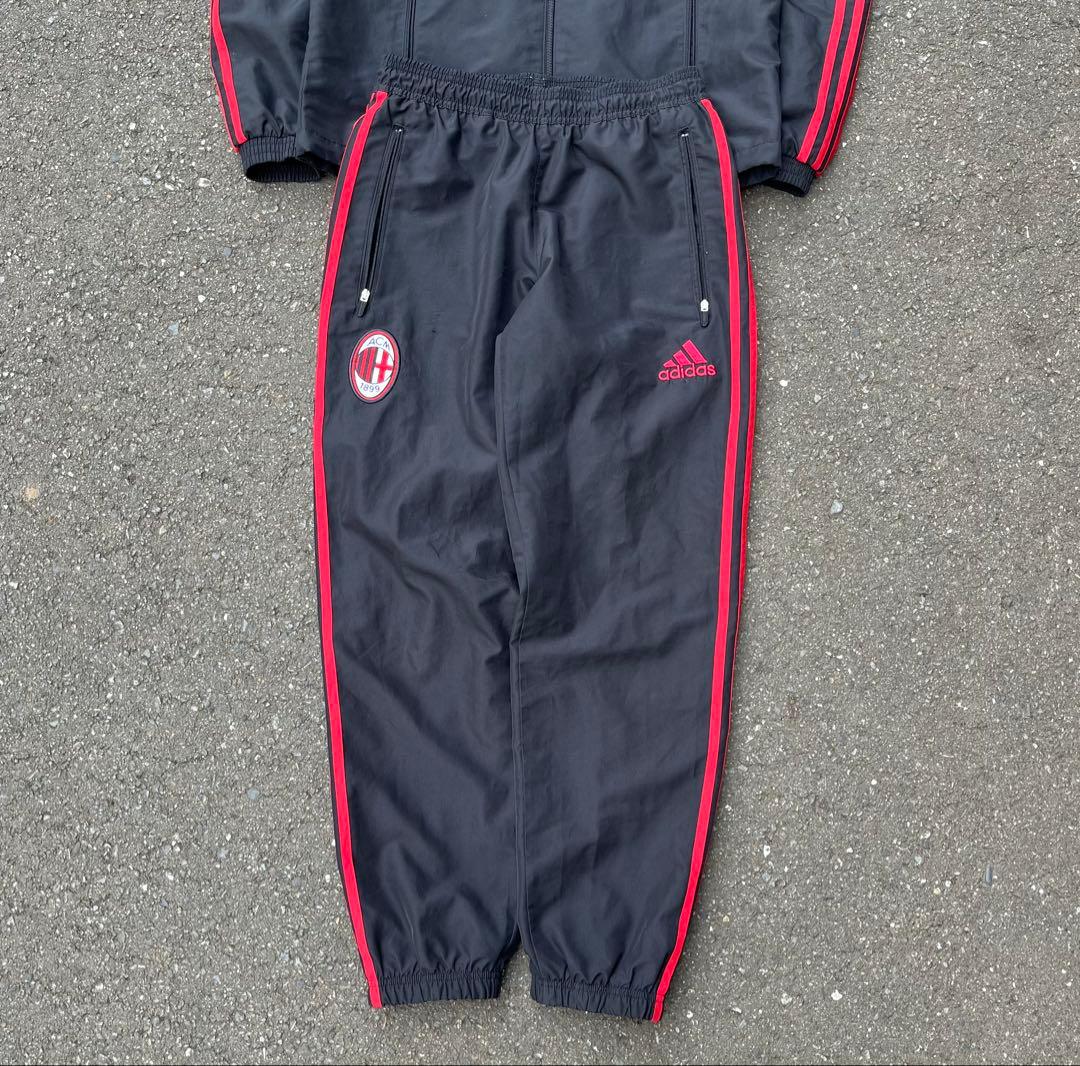 激レア　00s adidas ACミラン　セットアップ　ナイロンジャケット