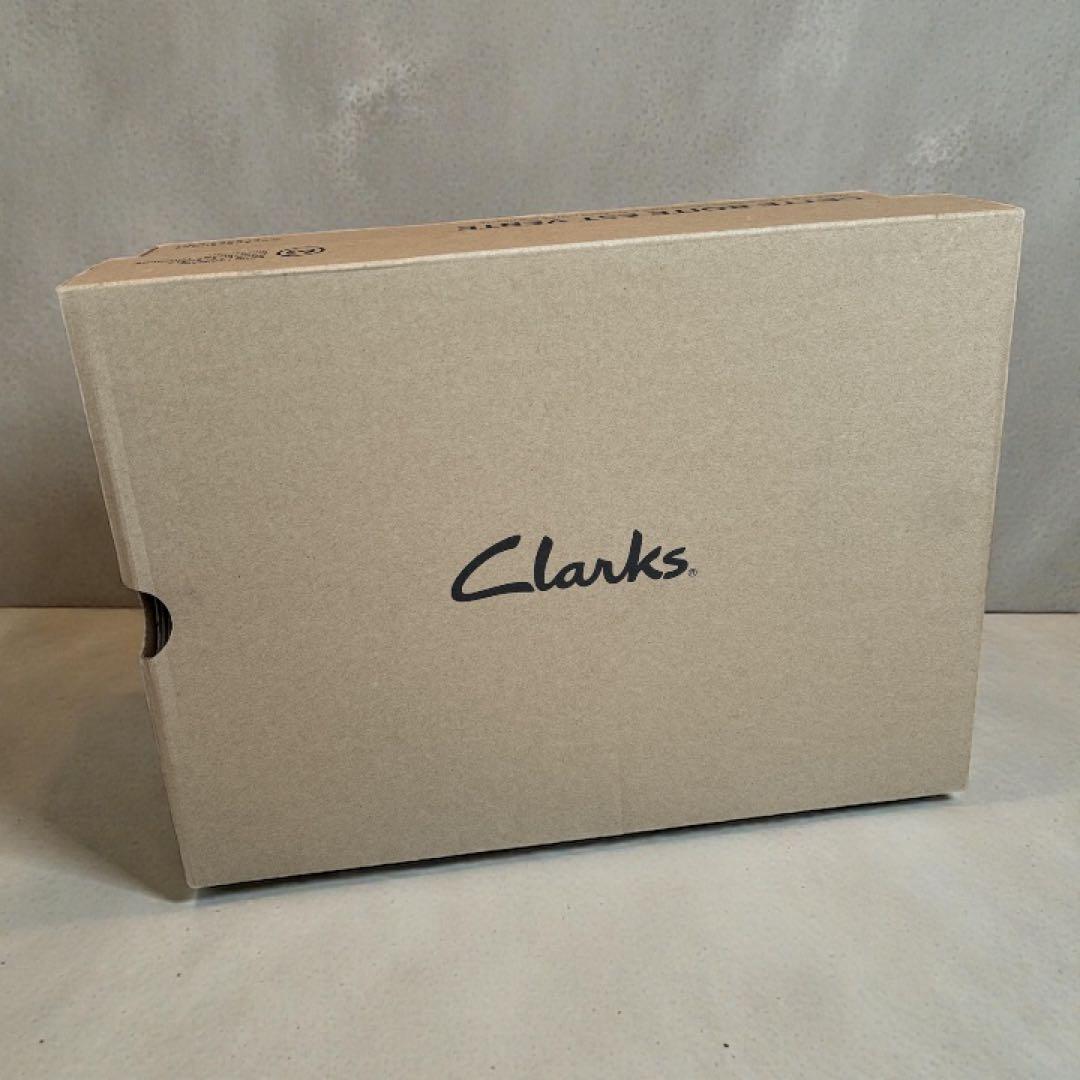 Clarksクラークス ワラビーエヴォウォータープルーフ ブラックレザー27.5