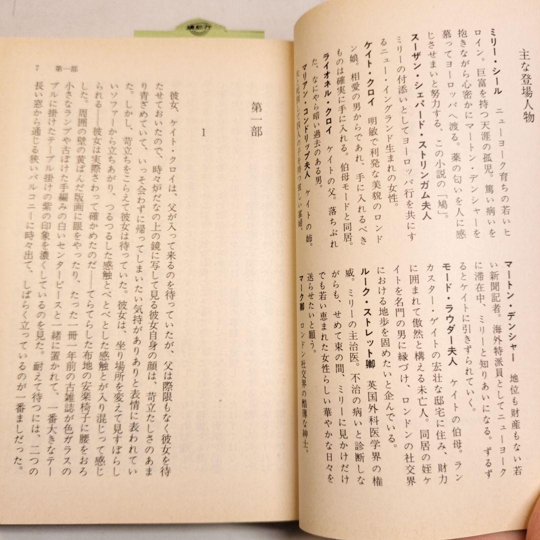 鳩の翼 上下 講談社文芸文庫
