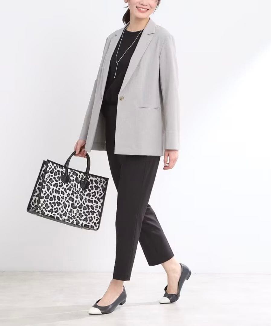 新品【リフレクト】テーラード　ジャケット　グレー　UV 速乾　シャンブレー