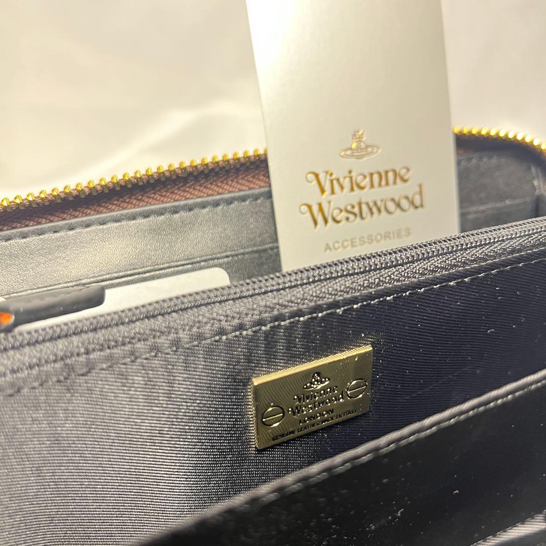 新品 Vivienne Westwood コーヒー 長財布 バレンタインに嬉しい