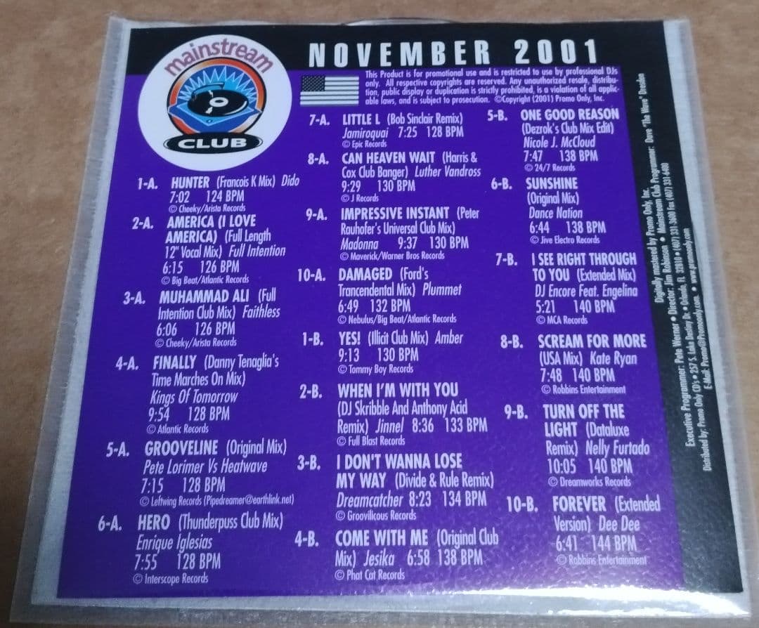 洋楽 Thunderpuss,Madonna,Luther Vandross,