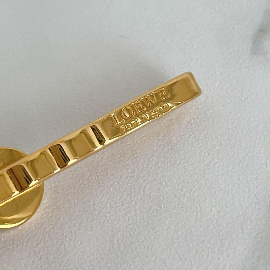 未使用級✨ロエベ アナグラム ネクタイピン スペイン製 センターサークル
