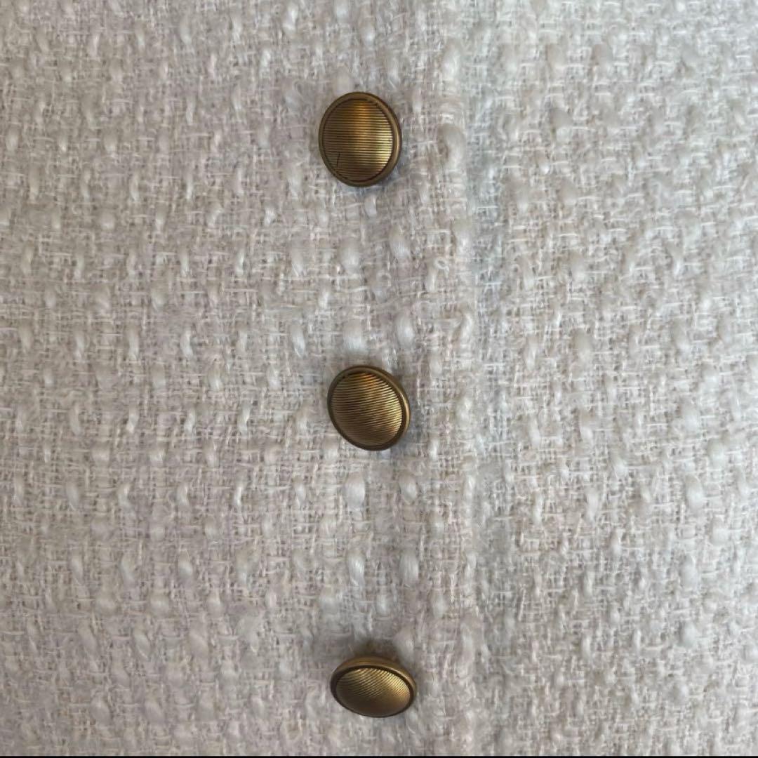 PUAL CE CIN （ピュアルセシン）リング ツイード ノーカラージャケット