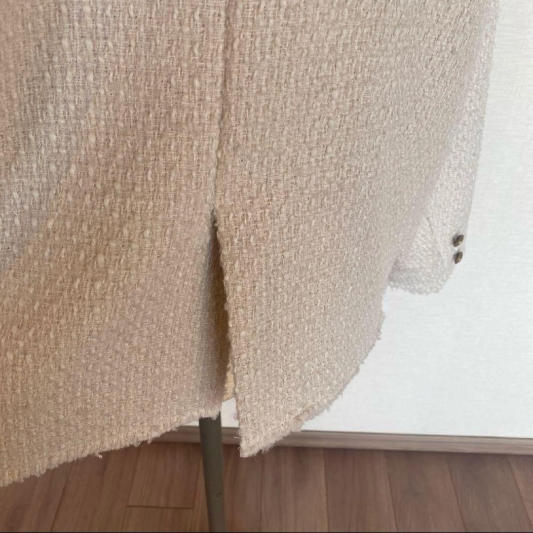 PUAL CE CIN （ピュアルセシン）リング ツイード ノーカラージャケット