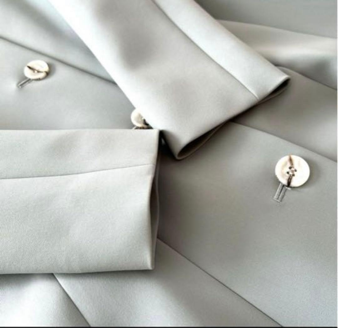 【新品美品】FOXEY ミントグリーン トレンチコート