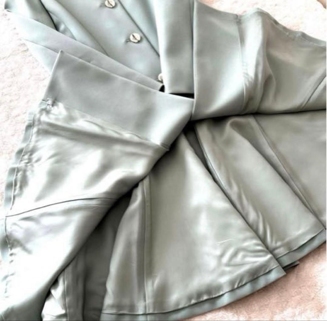 【新品美品】FOXEY ミントグリーン トレンチコート