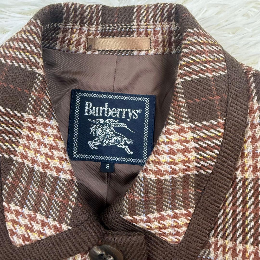 Burberry ジャケット チェック ノバチェック コート 9AR ウール