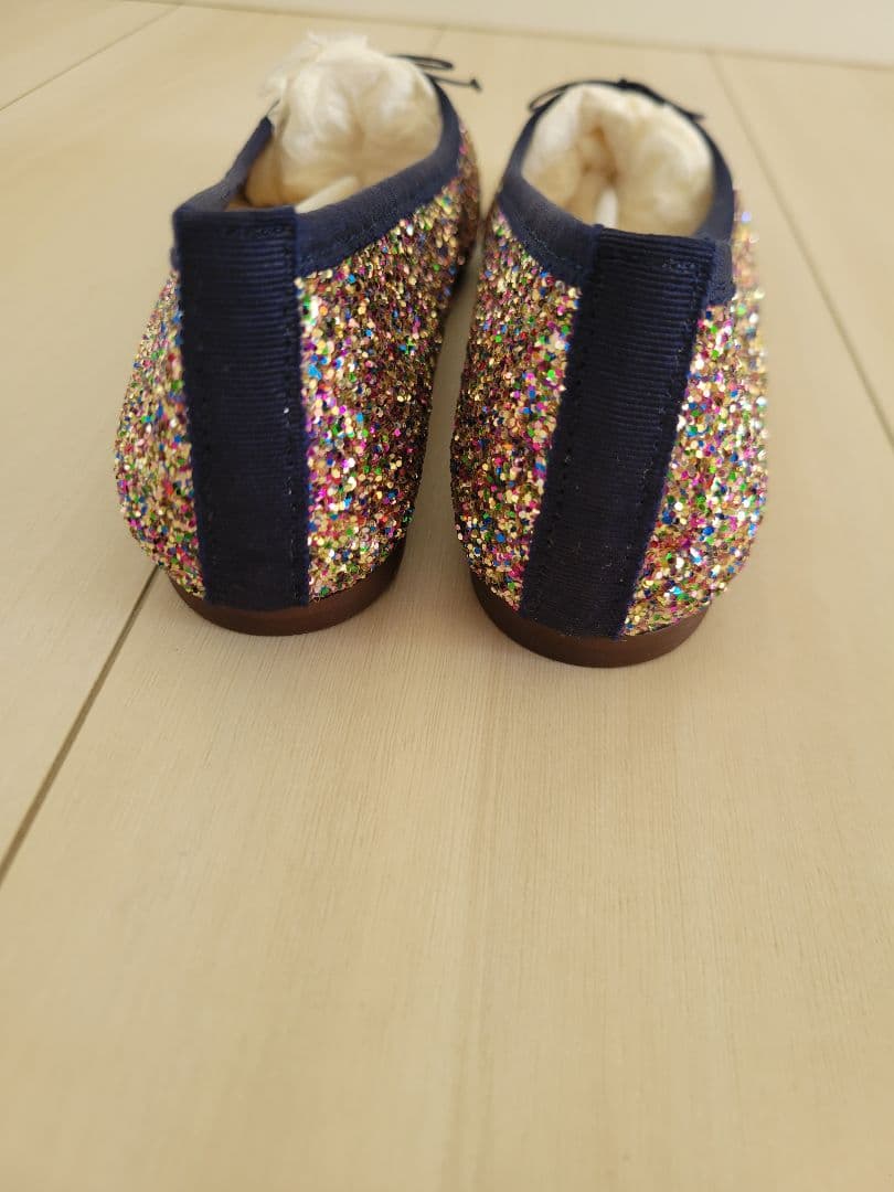 新品　LE TALON グリッター フラット パンプス 23cm