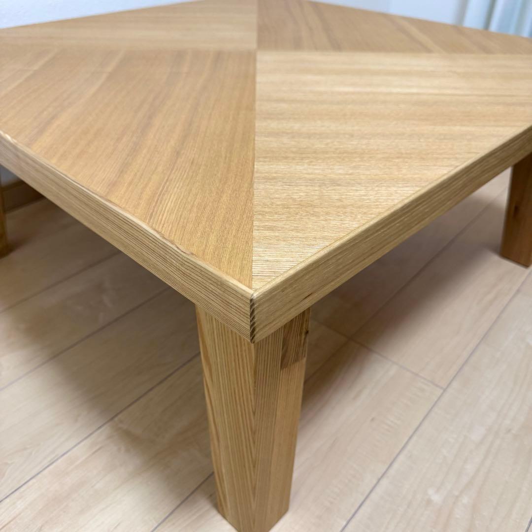 廃盤モデル 極美品✨NDstyle 野田産業 高級 木製 テーブル ローテーブル