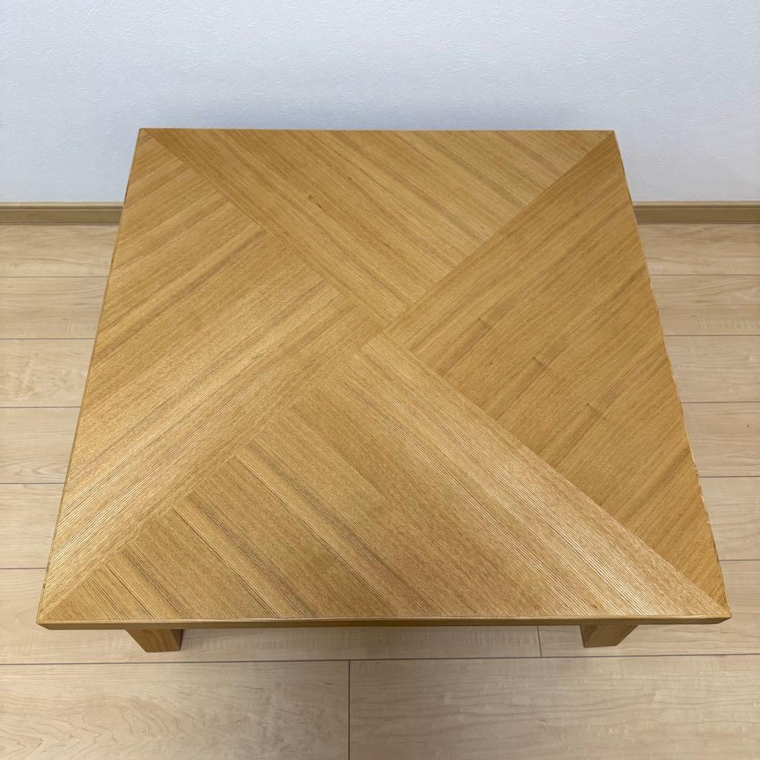 廃盤モデル 極美品✨NDstyle 野田産業 高級 木製 テーブル ローテーブル