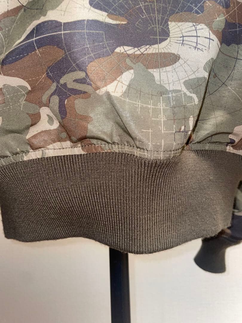 AVIREX　MA-1　U.S.SVBF-151　マスコットバード 刺繍 迷彩