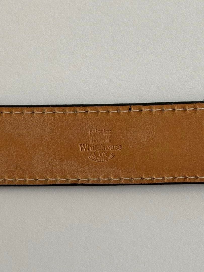 ホワイトハウスコックス ブラック 28インチ 本革 メンズ レディース