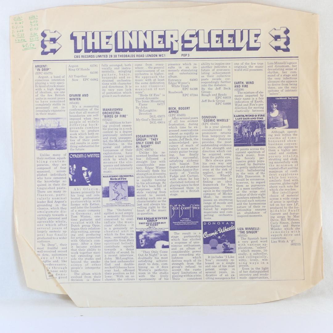 英LP The Inner Mounting Flame UKオリジナル盤