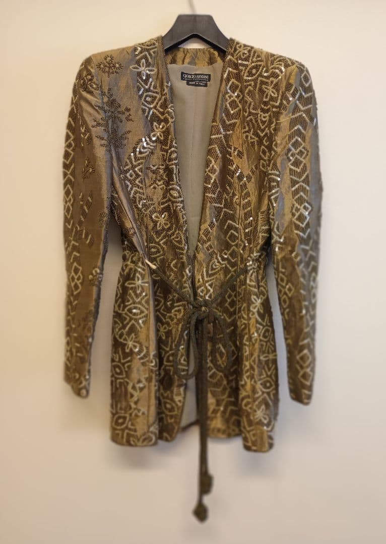 Giorgio ARMANI ジョルジオ アルマーニ 刺繍とビーズのジャケット