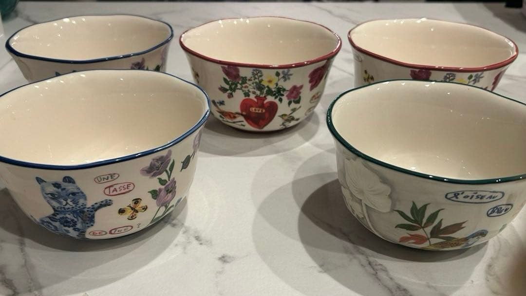 アンソロポロジー ナタリーレテ ボウル5点セット Anthropologie