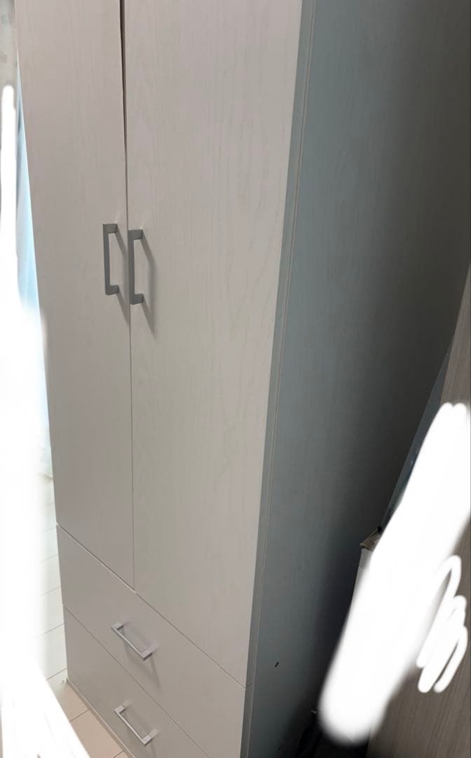 ニトリ　ワードローブ　洋服ダンス　クローゼット収納キャビネット 2引き出し