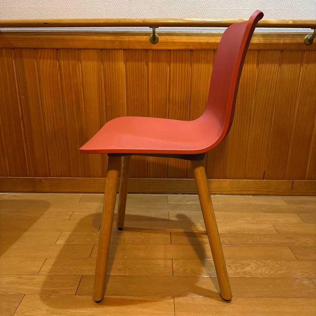 Vitra ヴィトラ HAL Wood チェア レッド　引取りお値引5,000円