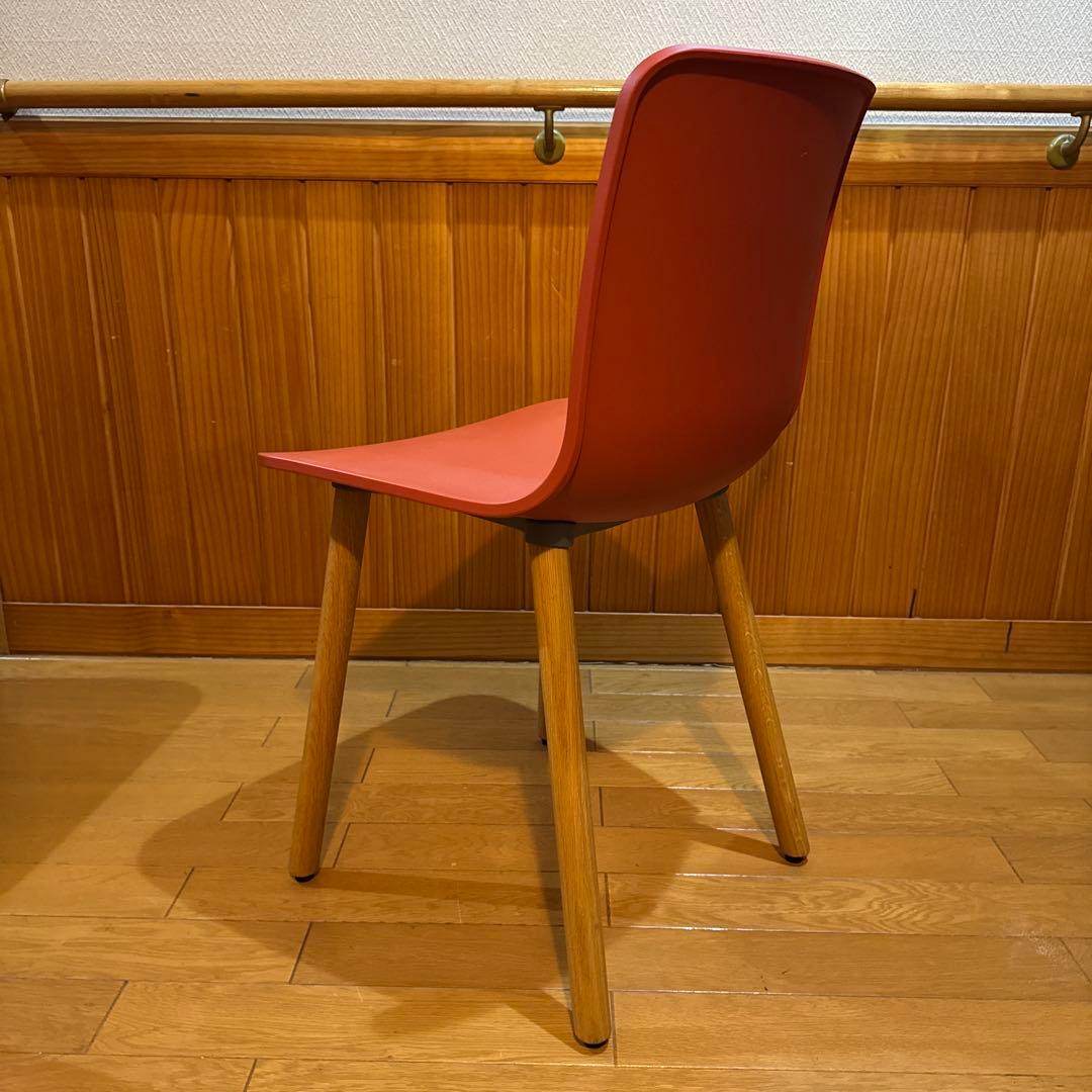 Vitra ヴィトラ HAL Wood チェア レッド　引取りお値引5,000円