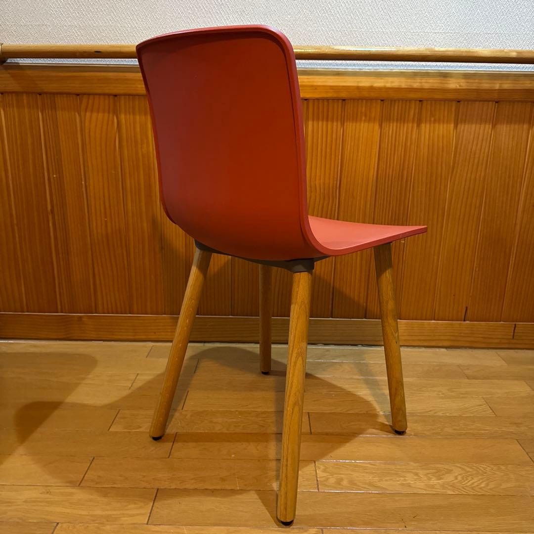 Vitra ヴィトラ HAL Wood チェア レッド　引取りお値引5,000円